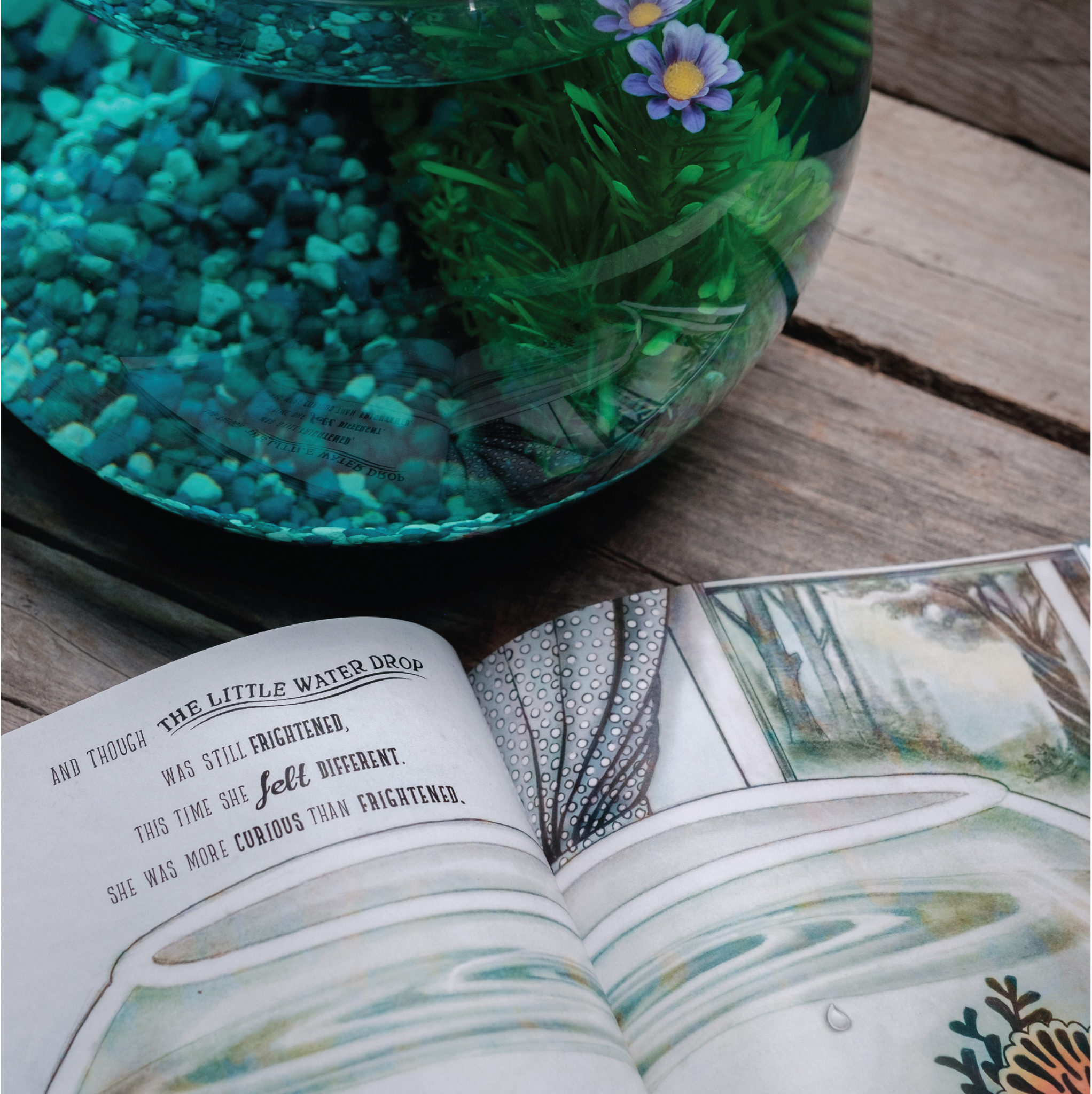 The Little Water Drop – 8″ x 8″ Hardcover Book – the little water drop